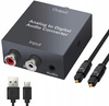 KONWERTER CINCH 2xRCA NA TOSLINK ANALOG/CYFROWY