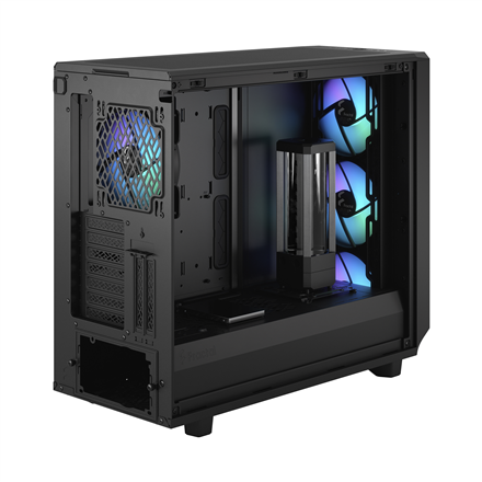 Fractal Design Meshify 2 RGB Midi Tower, jasny odcień, szkło hartowane, czarny