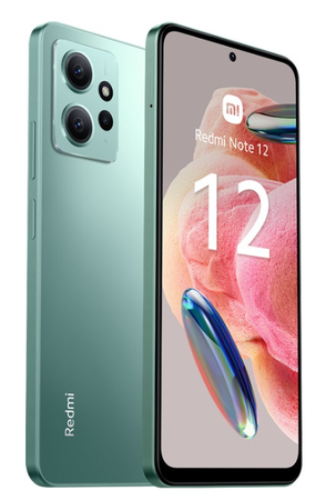 Xiaomi Redmi Note 12 (Mint Green) Dual SIM 6.67“ AMOLED 1080x2400/2.0GHz&1.8GHz/128GB/4GB RAM/Android12/4G,MZB0DP3EU Xiaomi Phones Redmi Note 12 Mint Green 6.67 " AMOLED 1080 x 2400 Qualcomm SM4375 Snapdragon 4 Gen 1 (6 nm) Internal RAM 4 GB 128 GB MicroS