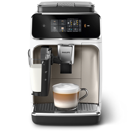 Philips Coffee maker | EP2333/40 | Pump pressure 15 bar | Built-in milk frother | Fully Automatic | 1500 W | White