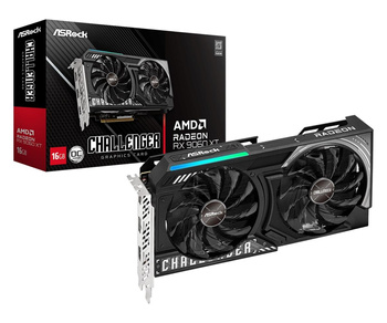 ASRock Radeon 9060 XT Challenger Grafikkarte, 16384 MB GDDR6