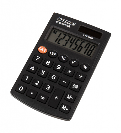 KALKULATOR kieszonkowy SLD200NR Citizen czarny