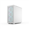 Fractal Design Case | Epoch | White TG RGB Clear Tint | ATX | Power supply included No