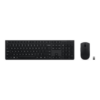 Lenovo Professional Wireless Rechargeable Combo Keyboard and Mouse-Nordic | Lenovo