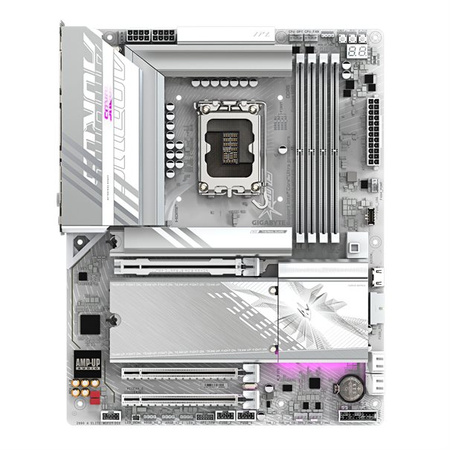 GIGABYTE Z890 Aorus Elite WF7 ICE Mainboard, Sockel LGA 1851, Intel Z890, ATX, DDR5