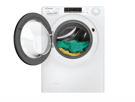 Candy Washing Machine with Dryer | CSOW 4746TWMB5-S | Energy efficiency class A/E | Front loading | Washing capacity 7 kg | 1400 RPM | Depth 45 cm | Width 60 cm | Display | Digit | Drying system | Drying capacity 4 kg | Steam function | Wi-Fi | White