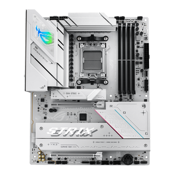 Asus ROG STRIX B850-A GAMING WIFI | Processor family AMD | Processor socket AM5 | DDR5 | Supported hard disk drive interfaces SATA, M.2 | Number of SATA connectors 2