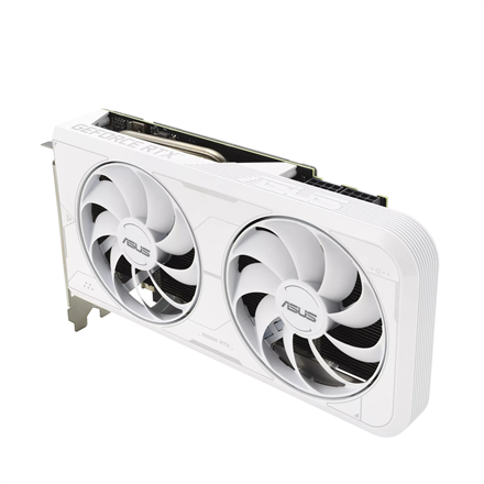 Asus DUAL-RTX3060TI-O8GD6X-WHITE NVIDIA, 8 GB, GeForce RTX 3060 TI, GDDR6X, PCI Express 4.0, HDMI ports quantity 1, Memory clock speed 19000 MHz