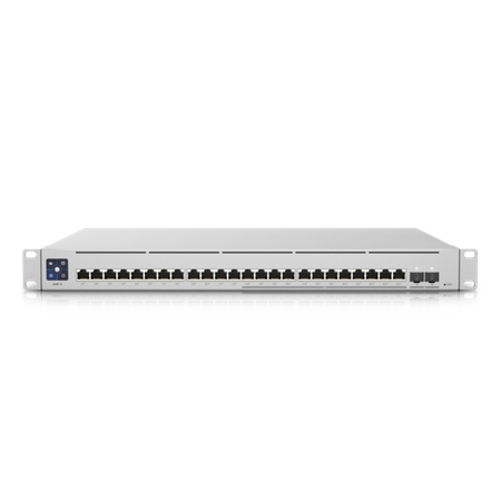 Ubiquiti Switch Enterprise 24 PoE USW-Enterprise-24-PoE Managed L3 Rackmountable 1 Gbps (RJ-45) ports quantity 12x10/100/1000 Mbps + 12x100/1000/2500 Mbps SFP ports quantity 0 SFP+ ports quantity 2 PoE+ ports quantity 24 Power supply type AC/DC, Internal,