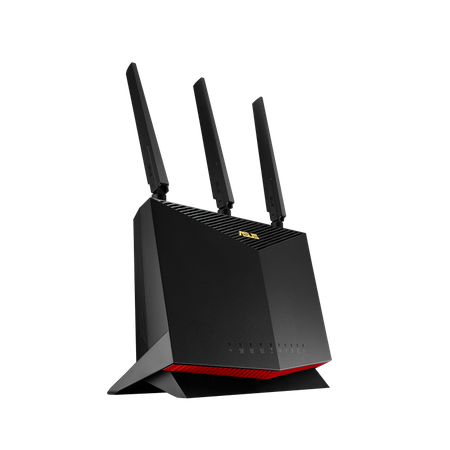 Asus LTE Modem Router 4G-AC86U Wireless-AC2600 802.11ac 800+1733 Mbit/s 10/100/1000 Mbit/s Ethernet LAN (RJ-45) ports 4 Mesh Support No MU-MiMO Yes 3G/4G via optional USB adapter Antenna type  Dual-band 1 x USB 2.0