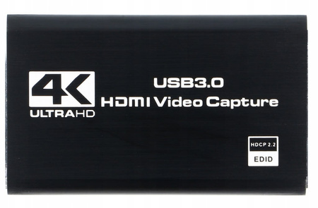 KARTA PRZECHWYTYWANIA WIDEO OBRAZU GRABBER HDMI 2.0 USB STREAMING VIDEO 4K