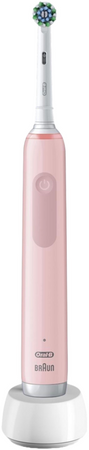 Oral-B Electric Toothbrush | Pro3 Pink X-Clean | Rechargeable | For adults | Number of brush heads included 1 | Number of teeth brushing modes 3 | Pink