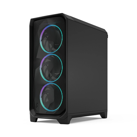 Fractal Design Meshify 3 RGB TG Light PC-Gehäuse, Midi-Tower, E-ATX - schwarz