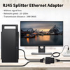 SPLITTER LAN 1x2 ADAPTER ROZGAŁĘŹNIK RJ45 100 Mbps