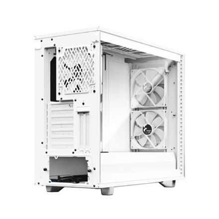 Fractal Design Define 7 White TG Mid Tower - tempered glass, silent, white