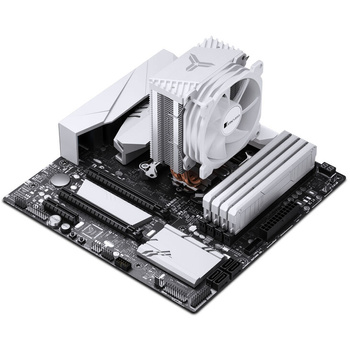 Jonsbo CR-1400 E CPU Kühler, RGB - 92mm, weiß