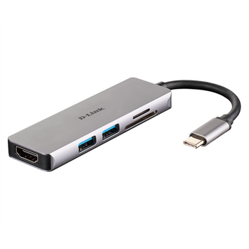 D-Link 5-in-1 USB-C™ Hub with HDMI and SD/microSD Card Reader DUB-M530 USB Type-C