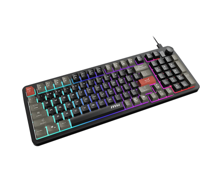 MSI FORGE GK110 US | Gaming keyboard | Wired | US | Black | USB 2.0 | Membrane