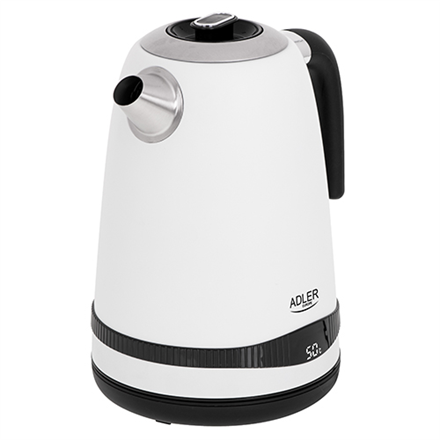Adler Kettle AD 1295w	 Electric 2200 W 1.7 L Stainless steel 360° rotational base White