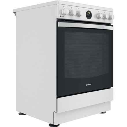 INDESIT Cooker IS67V8CHW/E	 Hob type Vitroceramic, Oven type Electric, White, Width 60 cm, Grilling, 69 L, Depth 60 cm