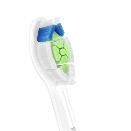 Philips Replacement brush heads | HX6064/87 Sonicare Optimal White | Heads | For adults | Number of brush heads included 4 | White