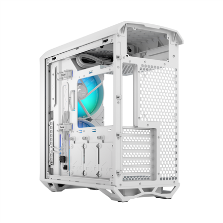 Fractal Design Torrent Compact RGB White TG clear tint Mid-Tower Power supply included No