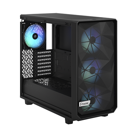 Fractal Design Meshify 2 Lite RGB Midi-Tower Light Tint, Tempered Glass, schwarz