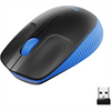 Logitech Full size Mouse M190 	Wireless Blue USB
