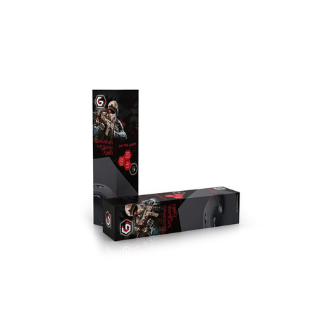 Gembird MP-GAME-M Gaming mouse pad, medium Gaming mouse pad 250x350x3 mm Black