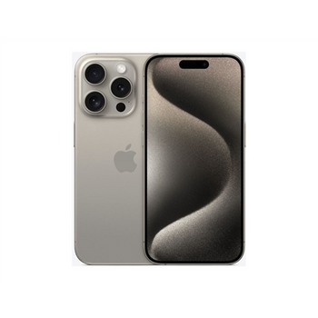 Apple iPhone 15 Pro Natural Titanium 6.1 " Super Retina XDR display with ProMotion Apple A17 Pro Internal RAM 8 GB 128 GB Dual SIM Nano-SIM and eSIM 3G 4G 5G Main camera 48+12+12 MP Secondary camera 12 MP iOS 17