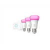 Philips Hue WCA Starter Kit 9W A60 E27 3pcs, Bridge, Switch Philips Hue Hue WCA Starter Kit 9W A60 E27, 3pcs, Bridge, Switch E27 9 W RGBW 2000-6500K Bluetooth and Zigbee