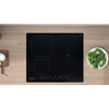 INDESIT Hob IB 65B60 NE  Induction, Number of burners/cooking zones 4, Touch, Timer, Black