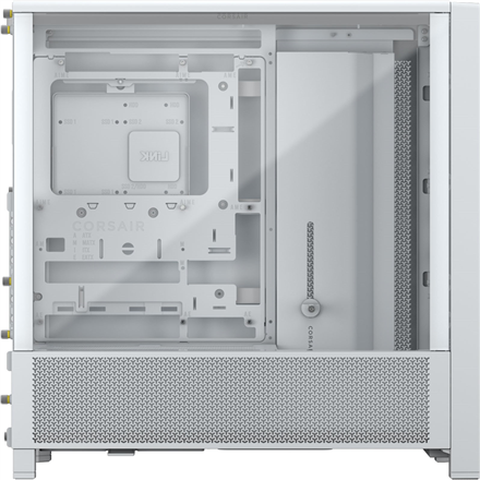 Corsair PC Case | Frame 4000D Modular | White | Mid-Tower | Power supply included No