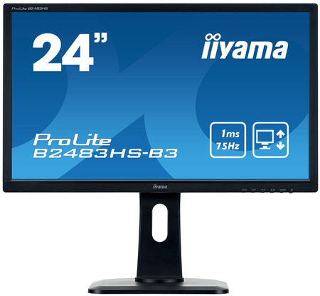 iiyama 24&amp;quot; TN B2483HS-B3 (GWARANCJA ZERO MARTWYCH PIXELI)