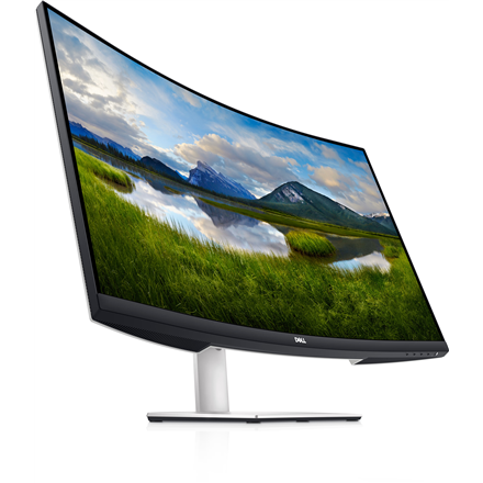 Dell Curved Monitor S3221QSA 32 " VA  UHD 3840 x 2160 16:9 4 ms 300 cd/m² White 60 Hz HDMI ports quantity 2