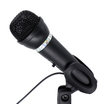 Gembird | Condenser Microphone with Desk-stand | MIC-D-04 | 3.5 mm jack | Black