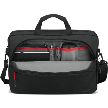 Lenovo Essential ThinkPad Essential 15.6" Topload (Sustainable & Eco-friendly, made with recycled PET: Total 7.5% Exterior: 24%) Fits up to size 16 " Topload Black Shoulder strap