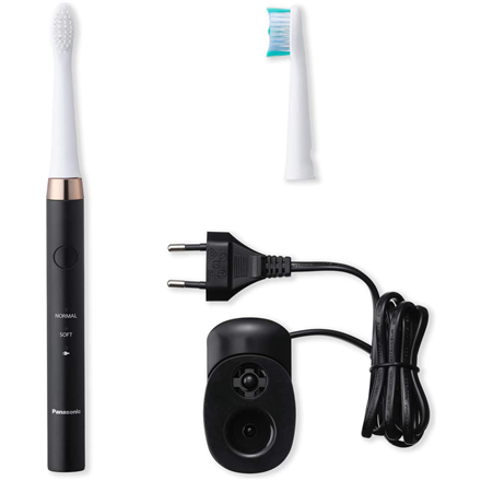 Panasonic Electric Toothbrush EW-DM81-K503 Rechargeable, For adults, Number of brush heads included 2, Number of teeth brushing modes 2, Sonic technology, White/Black