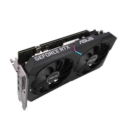 Asus DUAL-RTX3060-O12G-V2 LHR version NVIDIA, 12 GB, GeForce RTX 3060, GDDR6, PCI Express 4.0, HDMI ports quantity 1, Memory clock speed 15000 MHz