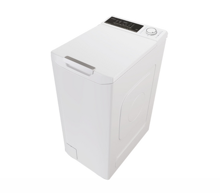 Candy Washing Machine | TCA284TM5-S | Energy efficiency class A | Top loading | Washing capacity 8 kg | 1200 RPM | Depth 60 cm | Width 41 cm | Display | Digit | White