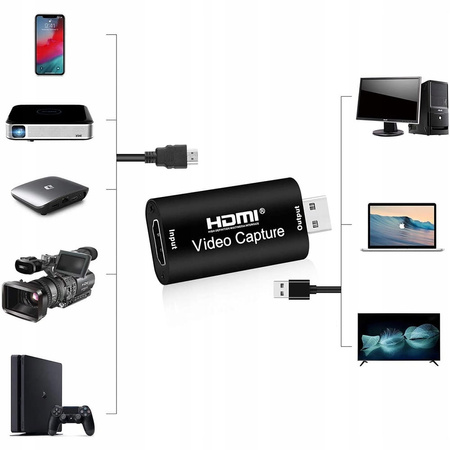 KARTA PRZECHWYTYWANIA WIDEO OBRAZU GRABBER HDMI 2.0 USB STREAMING VIDEO 4K