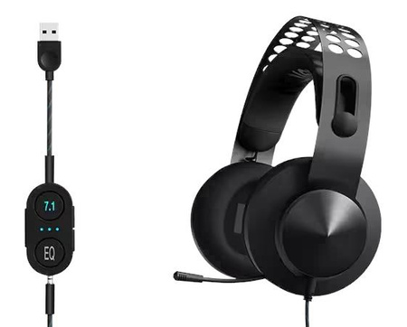 Słuchawki z mikrofonem dla graczy Lenovo Legion H500 Pro 7.1 (czarne)