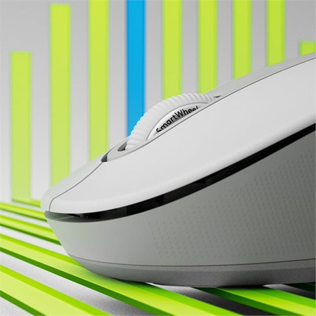 Logitech Mouse M650 SIGNATURE WL (RIGHT) BOLT weiß/grau BT für kleine und mittelgroße Hände (<17,5 - 19,0 cm)
