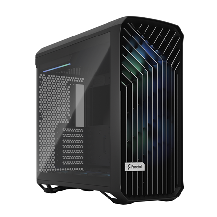 Fractal Design Torrent Compact RGB Midi-Tower Light Tint, Tempered Glass, schwarz