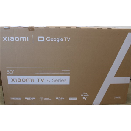 TV | A 2025 | 50 | Smart TV | Google TV | 4K UHD | Black | UNPACKED AS DEMO