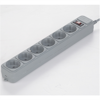 Gembird SPG6-B-6C Sockets quantity 6 Surge protector