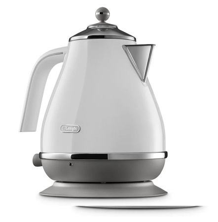 Delonghi Kettle KBOC2001W Electric, 3000 W, 1.7 L, Stainless steel, 360° rotational base, White