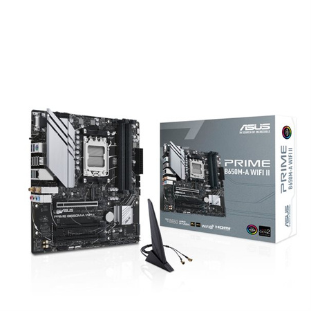 ASUS Prime B650M-A WIFI II, AMD B650 Mainboard, Sockel AM5, DDR5