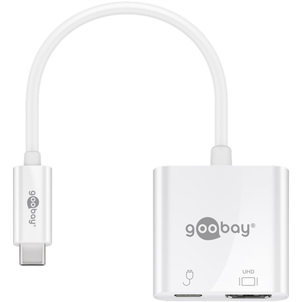 Goobay USB-C HDMI Adapter (4k 60 Hz) 62110 White