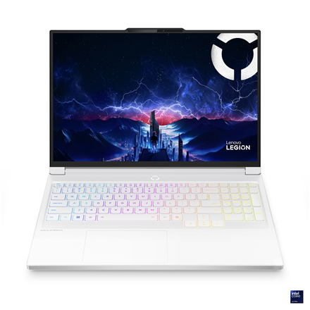 Lenovo Legion 7 16IAX10 | Glacier White | 16 " | OLED | WQXGA | 2560 x 1600 pixels | Intel Core Ultra 9 | 275HX | 32 GB | CSODIMM DDR5 | Solid-state drive capacity 2000 GB | NVIDIA GeForce RTX 5070 | GDDR7 | 8 GB | Windows 11 Home | 802.11be | Bluetooth v